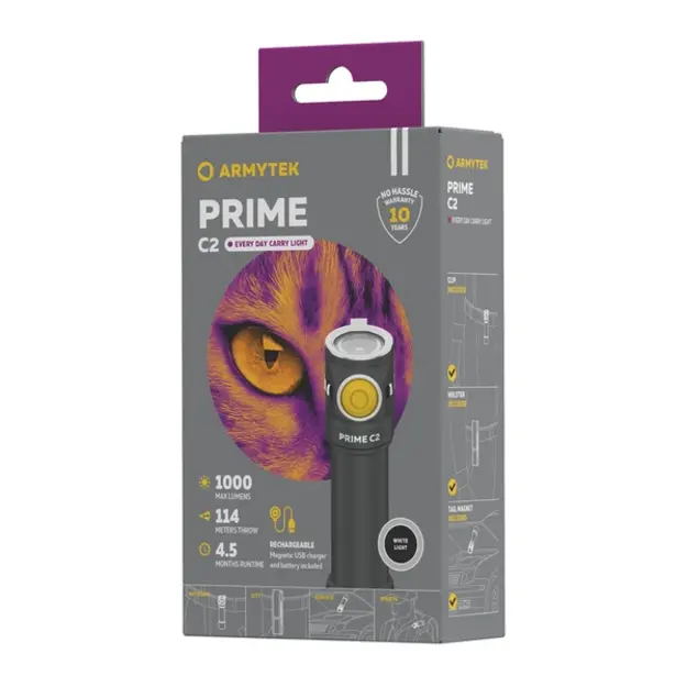 Armytek Prime C2 Magnet USB lukturis F08001C