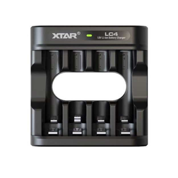 XTAR LC4 AA/AAA зарядное устройство 1.5V Li-ION 4 канала, USB-C
