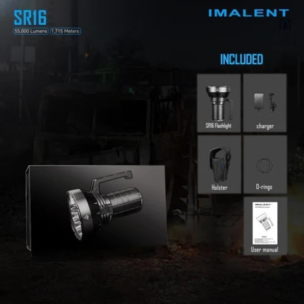 Imalent SR16 55000lm flashlight