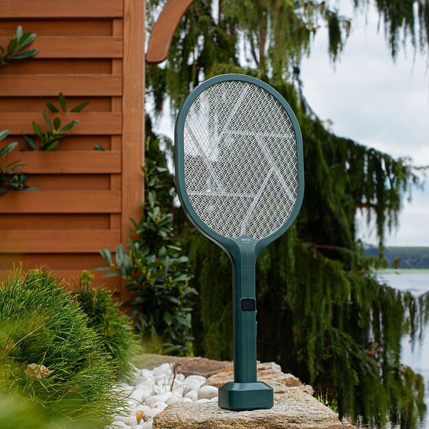 Vayox elektriskā kukaiņu lamatas 6xSMD 1200mAh IKV-957 Tum&scaron;i zaļ&scaron;