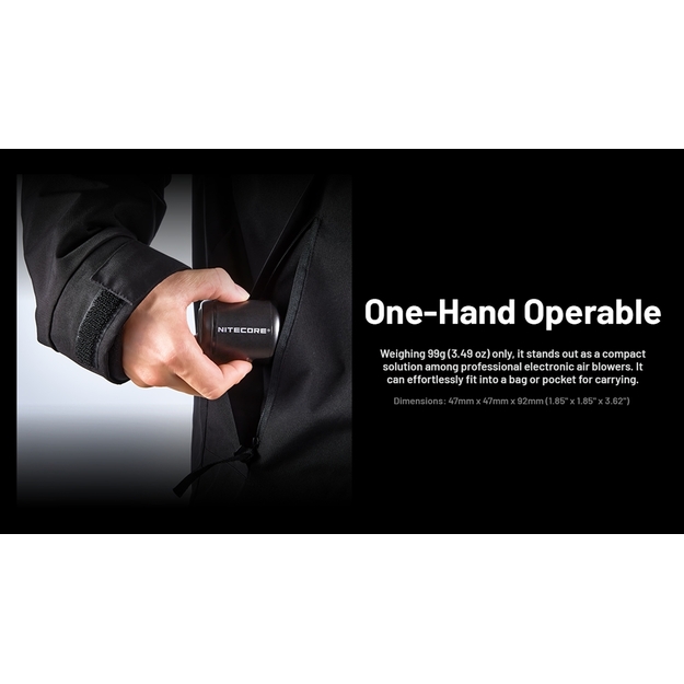 Nitecore BB Nano - kompakts pūtējs