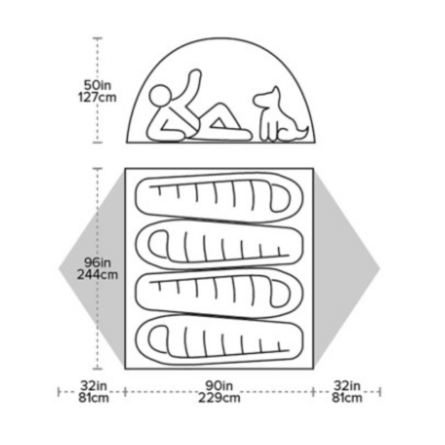 Big Agnes Blacktail 4 Telts