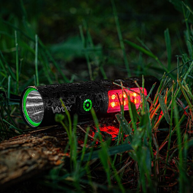 Vayox uzlādējams lukturītis 250lm 5W LED + SMD VA0184