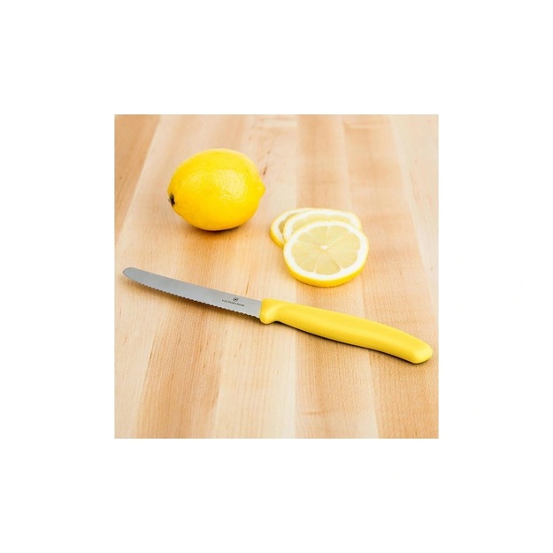 Victorinox Swiss Classic tomātu un galda nazis 11 cm dzeltens 6.7836.L118