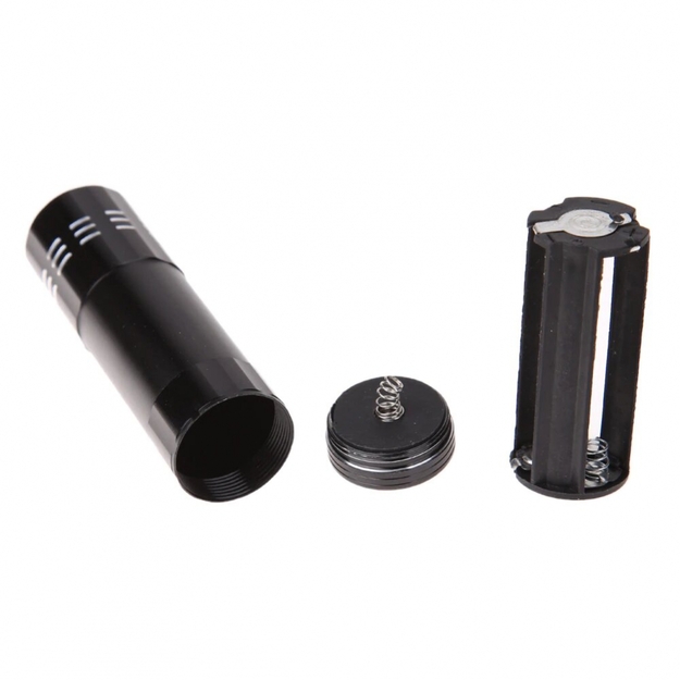 UV žibintuvėlis 9 LED