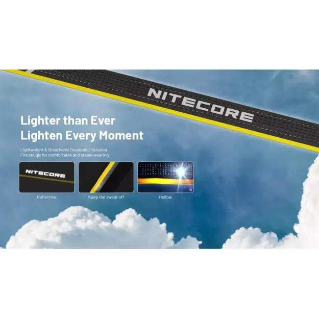 Nitecore NU25 MCT flashlight, 400 lumens