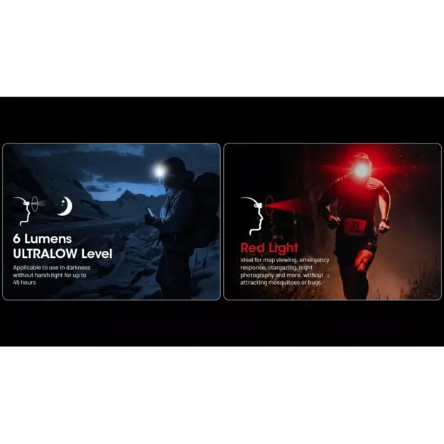 Nitecore NU25 MCT flashlight, 400 lumens