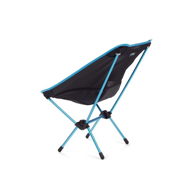Helinox krēsls One - melns ar zilām malām