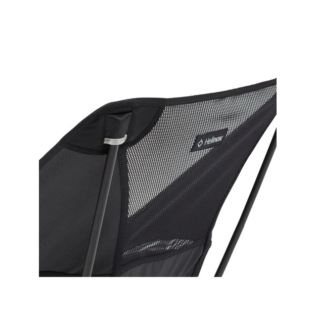 Helinox krēsls One - melns ar zilām malām