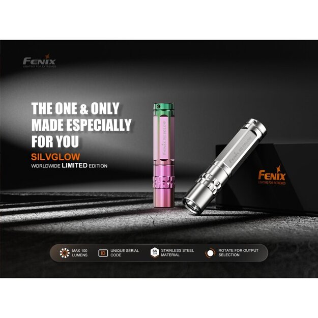 Фонарик Fenix ​​​​SILVGLOW Worldwide Limited Edition Colorblast