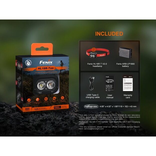 Fenix HL18R-T V2.0 LED headlamp