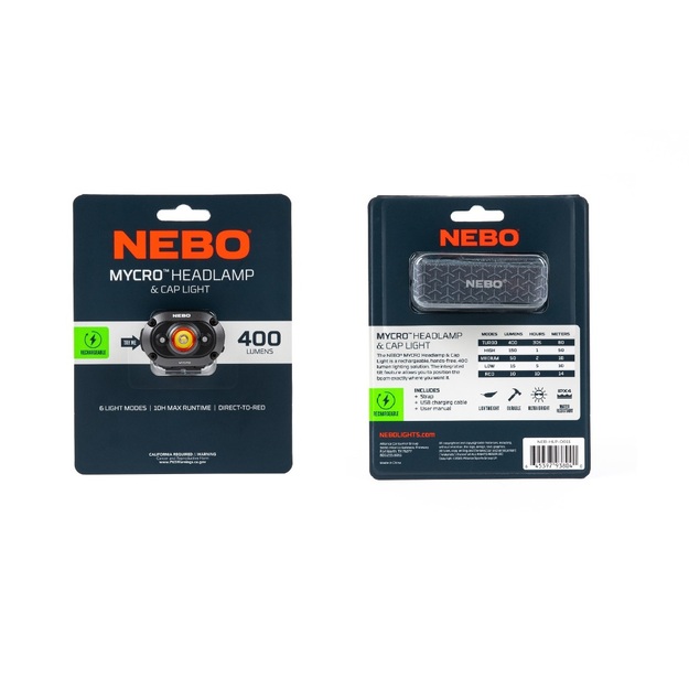 NEBO Mycro 400 Lumens Headlamp
