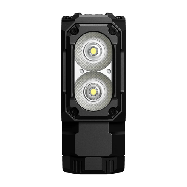 Wuben E7 Rechargeable Flashlight 1800lm Black