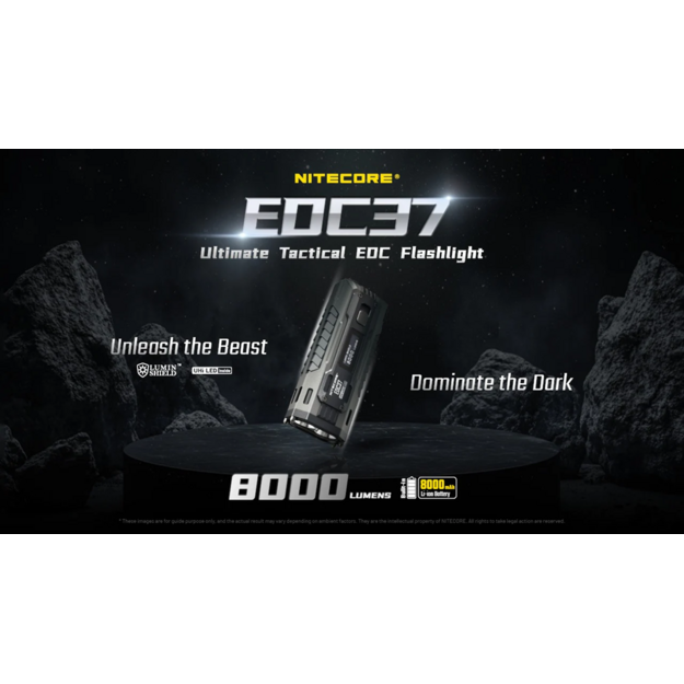 Nitecore EDC37 lukturītis 8000lm