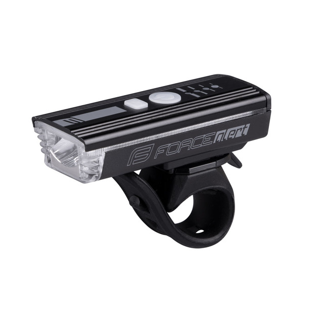 Front light FORCE ALERT 350LM USB, with audible signal black