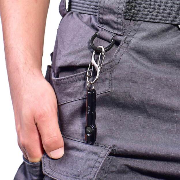 Wuben G1 Black Keychain Flashlight 40lm