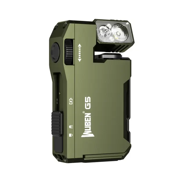WUBEN G5 EDC lukturītis 400lm, army green