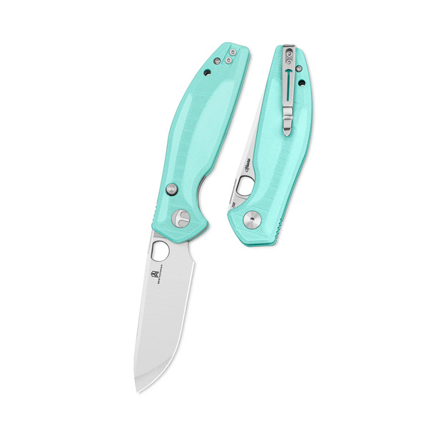 Bestechman Angry Owl nazis Aqua G10, Satin/Stonewashed D2, autors Keanu Alfaro (BMK12B-1)