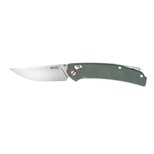 SRM 411L-MG folding knife Micarta