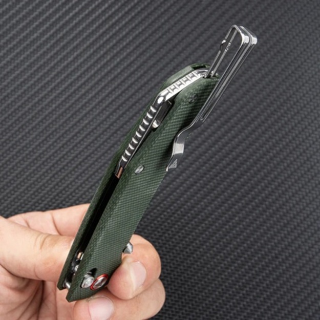 SRM 411L-MG folding knife Micarta