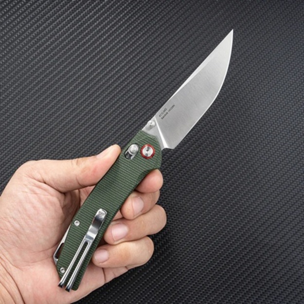 SRM 411L-MG folding knife Micarta