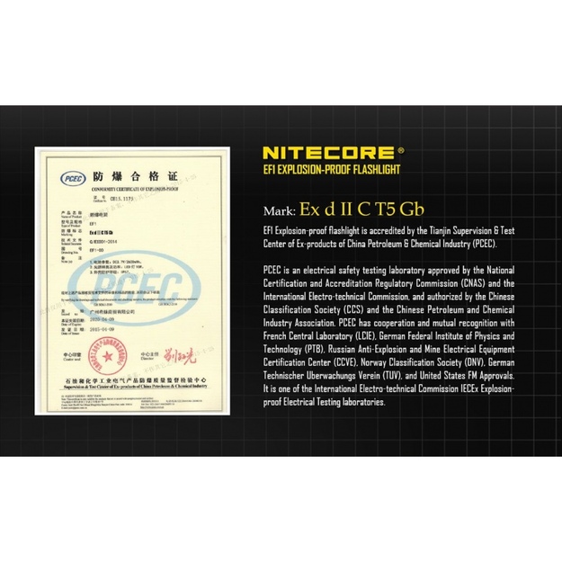 Nitecore EF1 EX lukturis