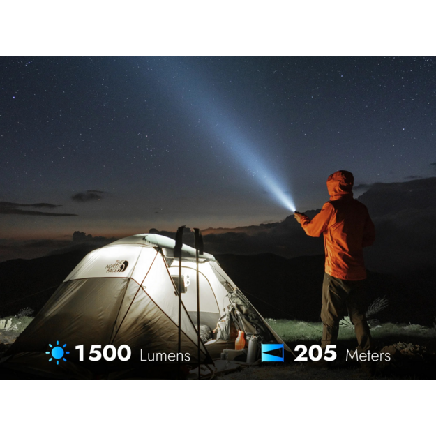 Wuben X4 Lukturītis 1500lm