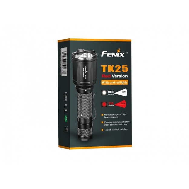 Fenix TK25 RED lukturis