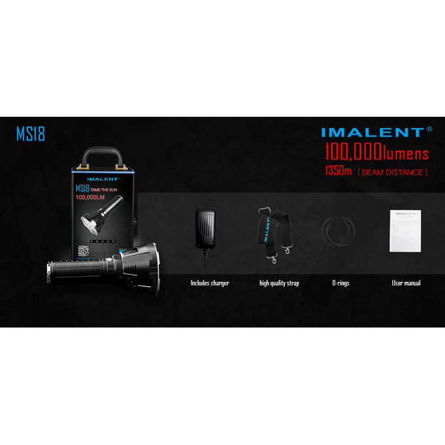 Imalent MS18 LED prožektorius CREE XHP70.2 LED