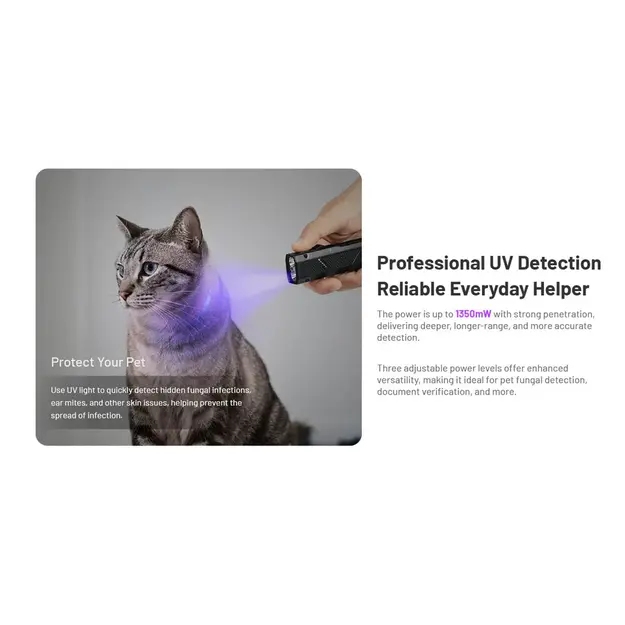 Nitecore EDC17 Flashlight with UV and Laser 1500lm