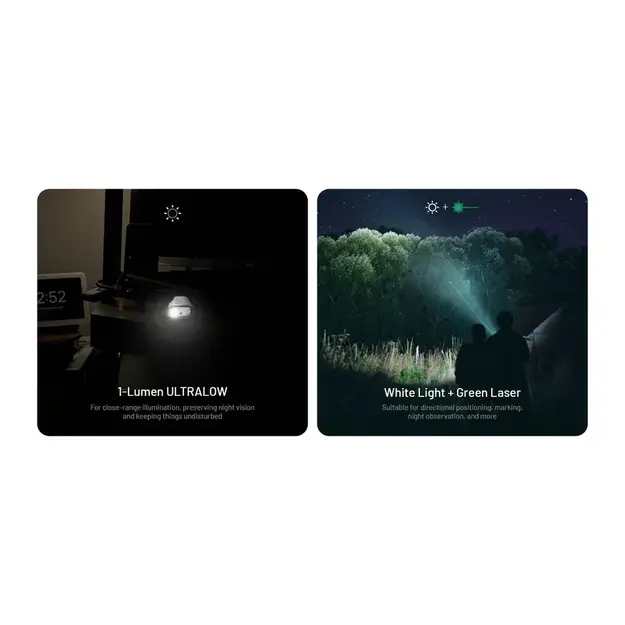 Nitecore EDC17 Flashlight with UV and Laser 1500lm