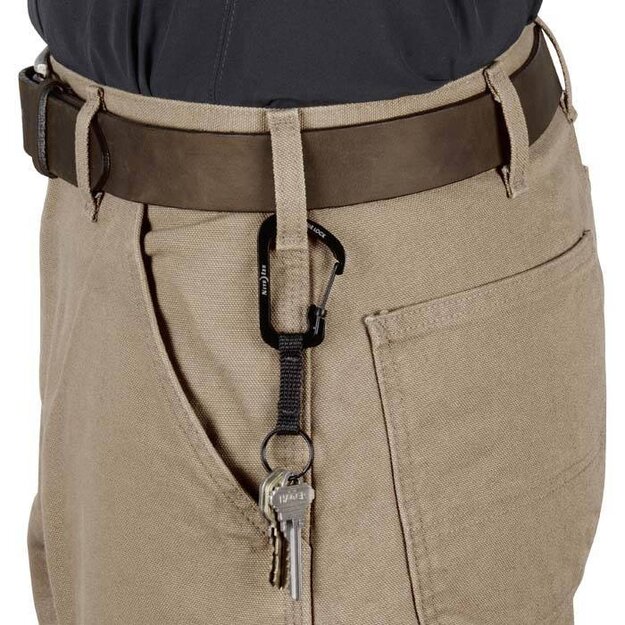 Nite Ize - SlideLock atslēgu piekariņ&scaron;/karabīne Nr. 3 - melns - CSLW3-01-R6