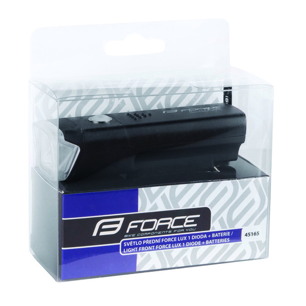 Lukturis FORCE Lux 100LM ar baterijām (melns)