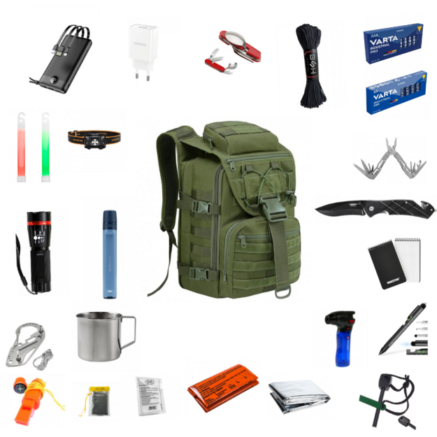 Survival backpack  Escape Kit 