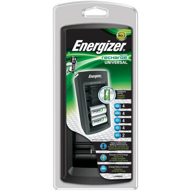 Energizer universālais akumulatoru lādētājs UNIVERSAL