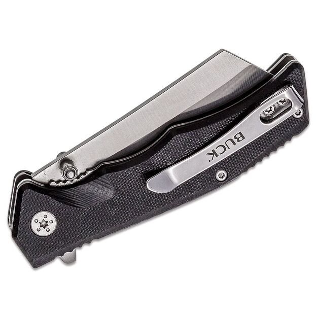 Buck Trunk 252 saliekamais nazis, melns