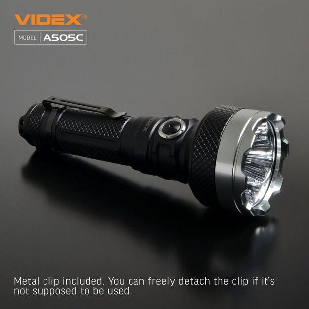 Flashlight VIDEX VLF-A505C 5500lm 5000K