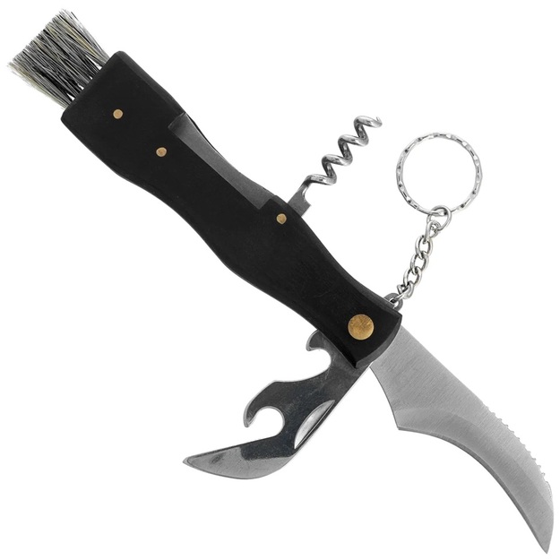 Martinez Albainox Setera multifunctional mushroom knife, Madeira wood, satin 3Cr13Mov (10592)