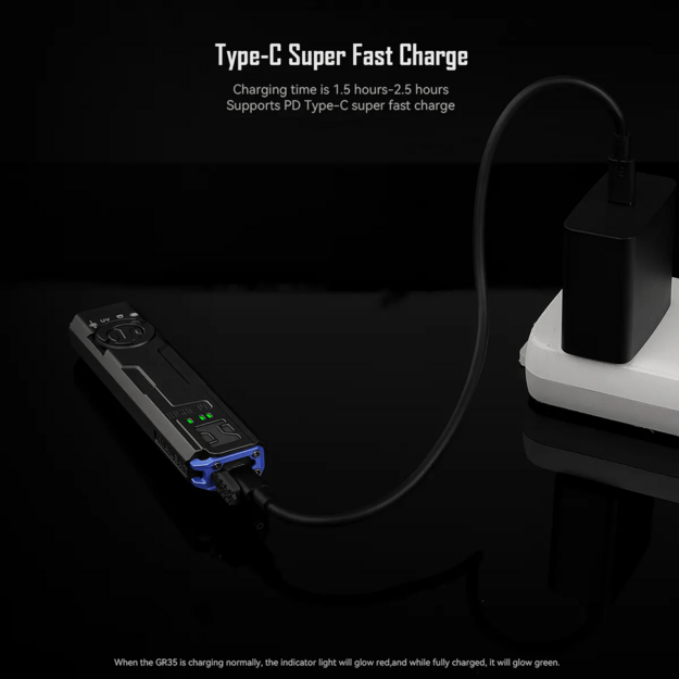 IMALENT GR35 lukturītis ar sarkanu lāzeru