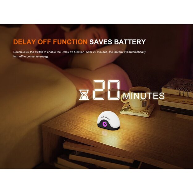 Fenix ​​​​​​CL20R Pro LED kempinga lukturis zaļ&scaron;