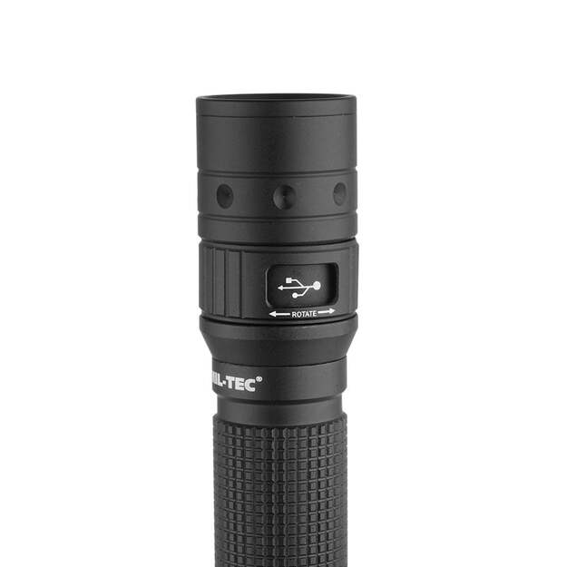 Mil-Tec Operator MT1R Rechargeable Flashlight &ndash; 500 lm