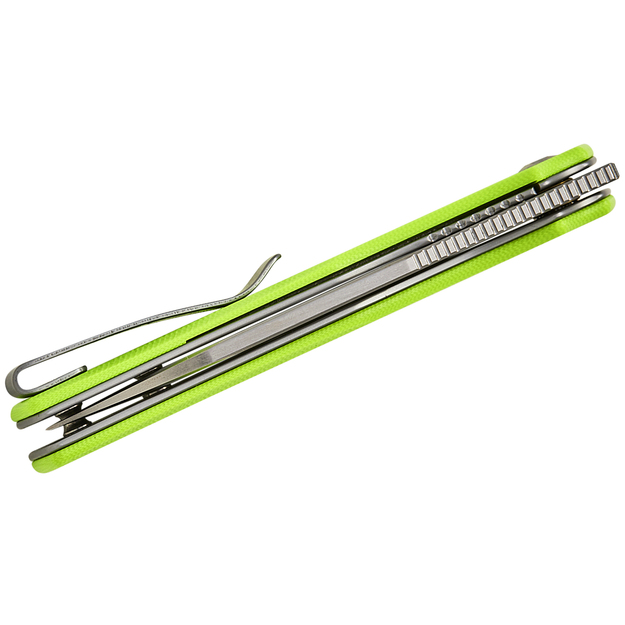 Civivi Guile saliekamais nazis Fluorescent Green G10, Satin 14C28N, ražotājs Shawn Ashmore (C24062B-2)