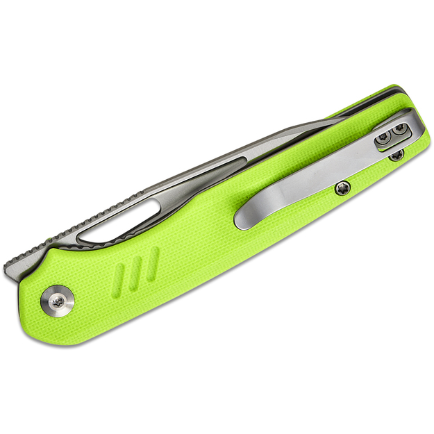 Civivi Guile saliekamais nazis Fluorescent Green G10, Satin 14C28N, ražotājs Shawn Ashmore (C24062B-2)