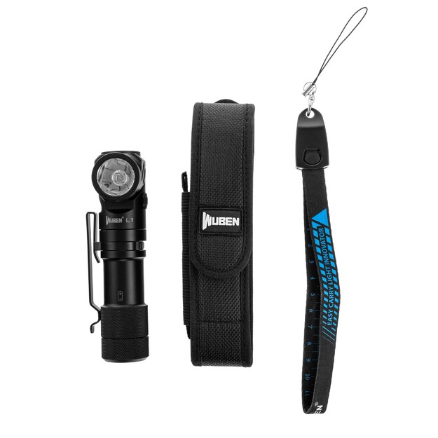 Wuben L1 melns lukturītis ar 2000 lūmeniem