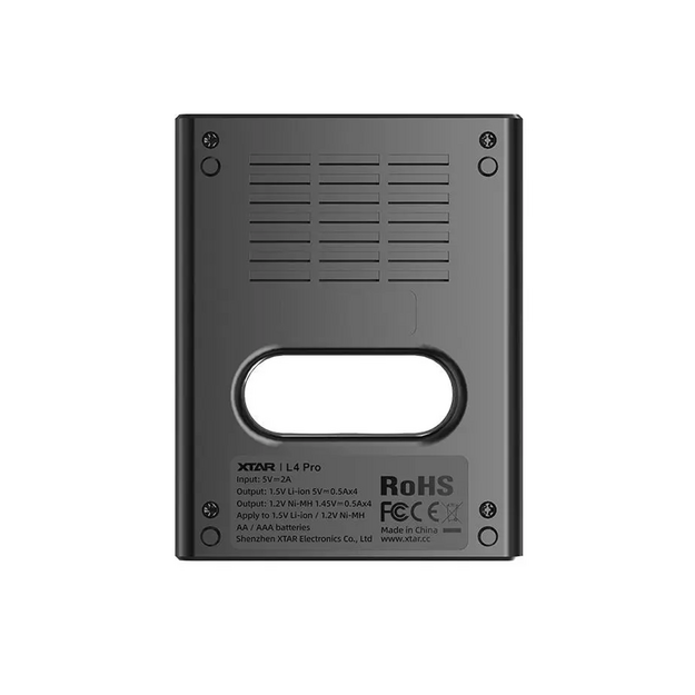 XTAR L4 PRO Lādētājs AA/AAA 1,5V Li-ION/Ni-MH USB-C