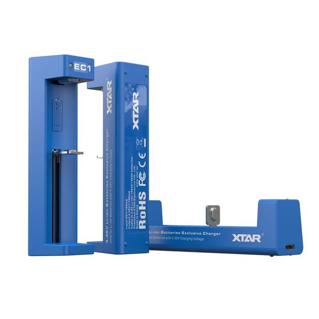 XTAR EC1 akumulatoru lādētājs