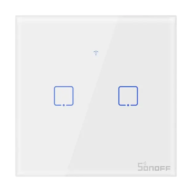 Smart Switch WiFi Sonoff T0 EU TX (2-kanālu)