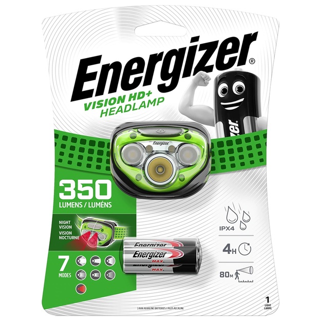Фонарик на голове Energizer Vision HD + 350lm