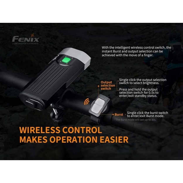 Fenix ​​BC30 V2.0 velosipēdu apgaismojums