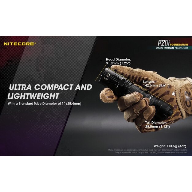 Nitecore P20i 1800lm lukturis